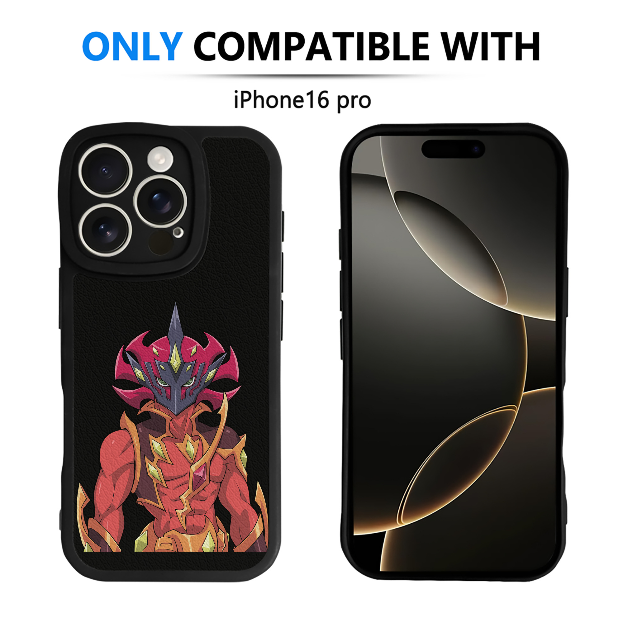 （画像用） 遊☆戯☆王 Yu-Gi-Oh! 【iPhone 16シリーズ対応】シリコンスマホケース（レザー調） 材質：シリコン